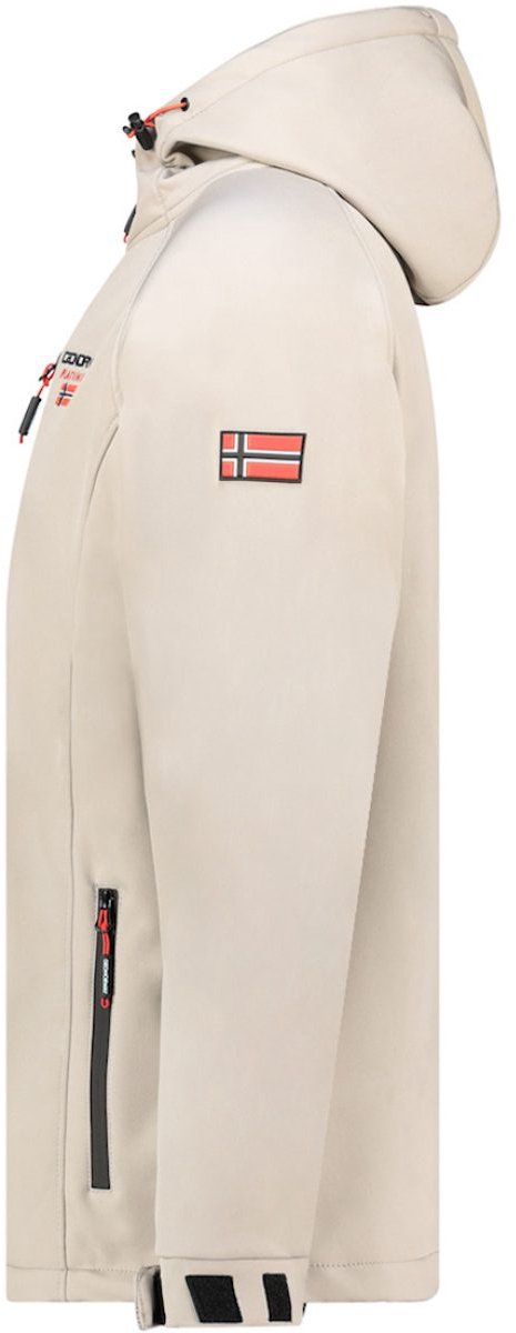 Norway Geographical Regular Fit Logolu Dik Yaka Kapüşonlu Erkek Mont Takito Siyah