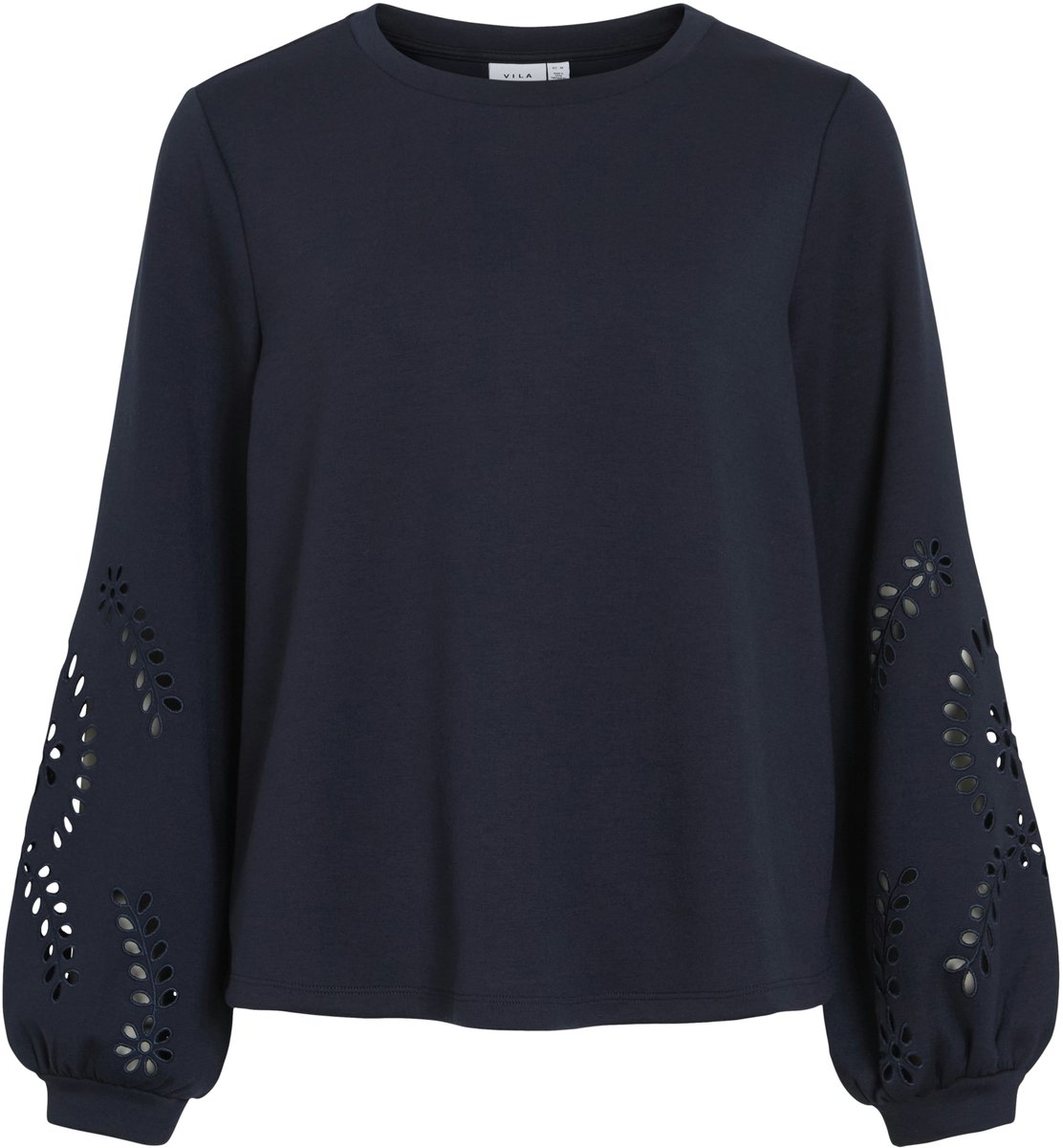 Vila Trui Visandy L/s Detail Sweat Top - Noos 14114310 Navy Blazer Dames Maat - M