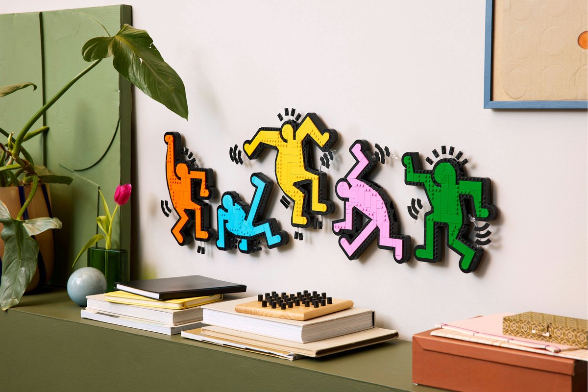 LEGO Art - Keith Haring - Dansende figuren Constructiespeelgoed thumbnail 2