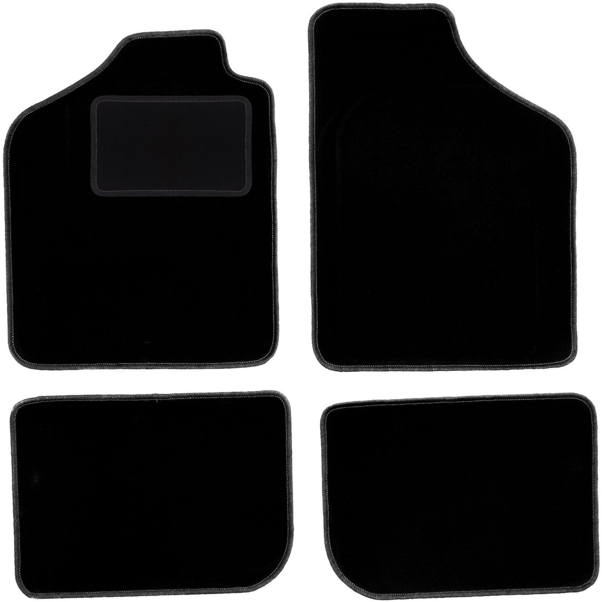Zwarte veloursmatten voor: Fiat Uno hatchback (1983-2001)