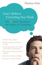 ISBN Don’t Believe Everything You Think, Livre broché, 286 pages