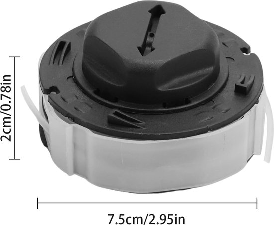 Geschikt voor 3-pack C3-2 vervangende spoelen voor Stihl FSA 57 met AutoCut C3-2 onkruidverdelgerkop - vervangt 4009 710 4305 4009 710 4306 van Stihl — afbeelding 5