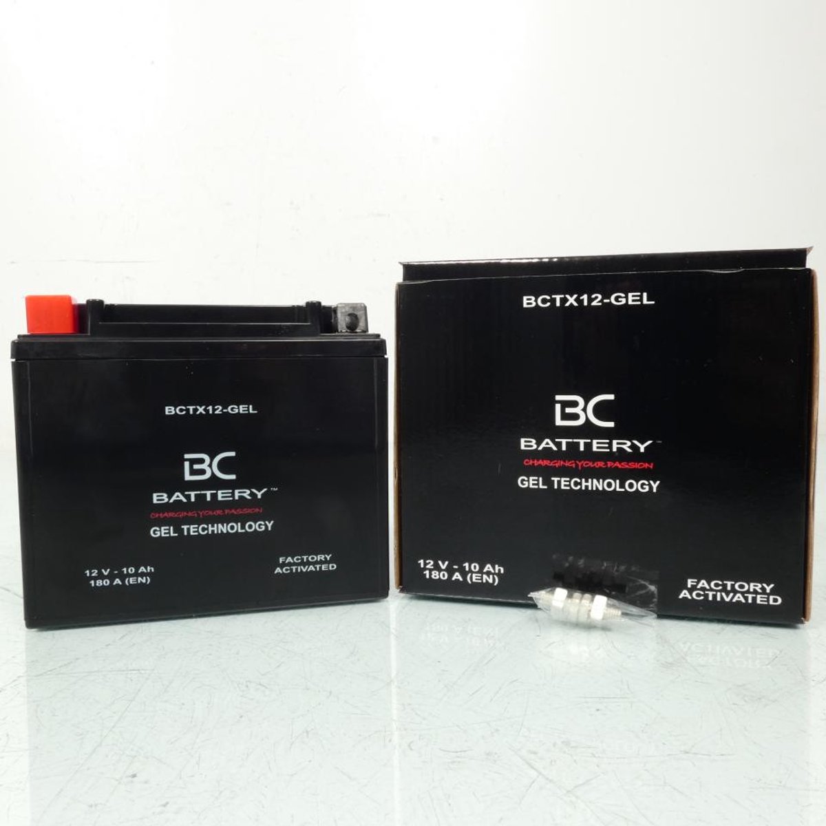 Batterie SLA BC Battery pour Moto Aprilia 1000 RST Futura 2001 à 2005 YTX12 / 12V 10Ah Neuf