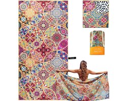 Diveblues® Strandlaken - Sneldrogende Handdoek - Large 178 x 80 cm - UltraSoft Microvezel - Zandvrij - Reishanddoek - Compact & Lichtgewicht