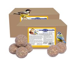 100 stuks. Lyra Pet® Gourmet mezenbolletjes zonder schaal en zonder netje, 80 g per stuk