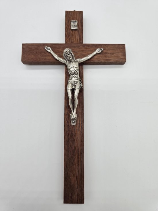 Middenbruin Jezus Christus Crucifix