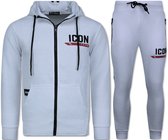 Survêtement Homme ICON - Survêtement Homme - Jogging Adultes - 3877 - Wit