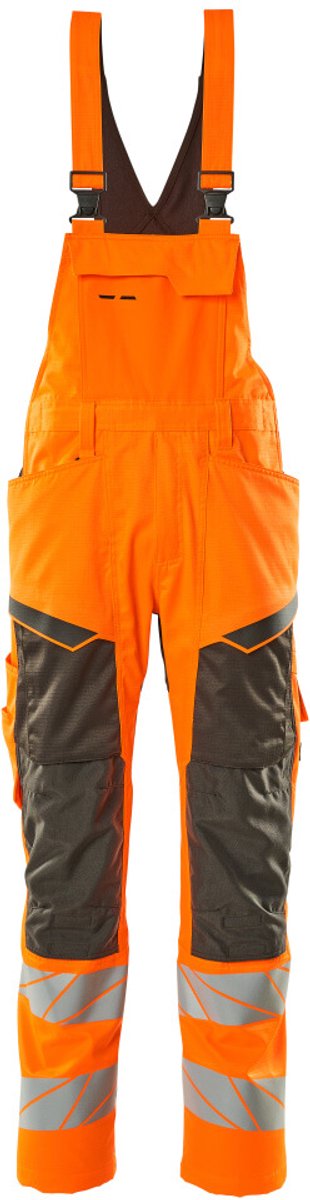 Mascot Accelerate Safe Amerikaanse overall met kniezakken 19569-236 - hi-vis oranje/donkerantraciet - C50 - 82