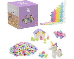 foto van Plus-Plus Basic Pastel Paars 600 delige bouwset - 3312 - Bouwspeelgoed - Constructiespeelgoed - Set met bouwstenen - Vanaf 5 jaar