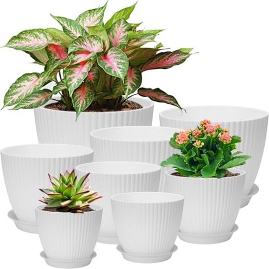 ARTKETTY Plantenpotten binnen, 25,5 cm grote bloempot met ARTKETTY Plantenpotten binnen, 25,5 cm grote bloempot met