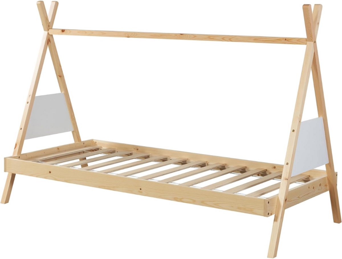 JMZR® Kinderbed - Peuterbed - Bruin