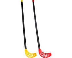Hockeystick Uni x2 rood / geel