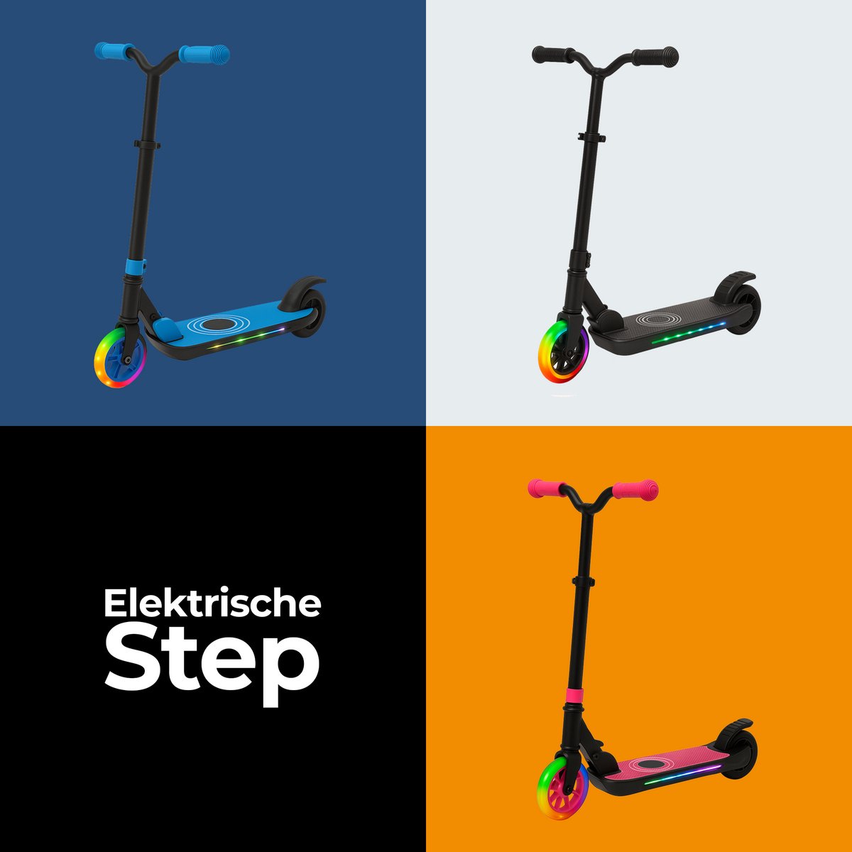 Denver elektrische step voor kinderen - 10km/u - Kinderstep - LED Verlichting - 6km Bereik - SCK5500B — afbeelding 8