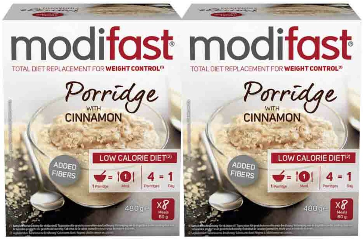Goedkoopste 2x Modifast Intensive Porridge 480 gr