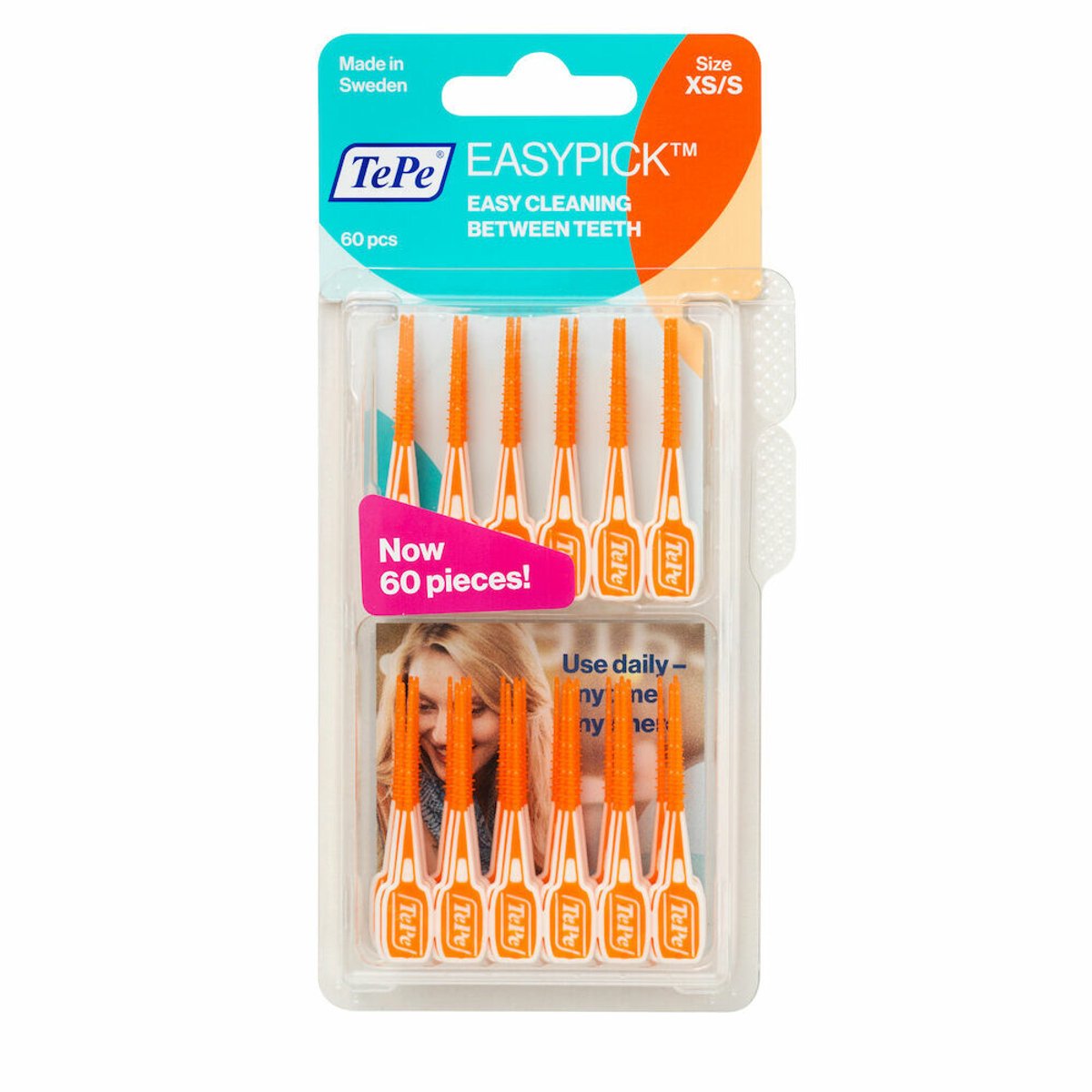 Bol.com TePe EasyPick - Maat XS/ S - 3 x 60 stuks aanbieding