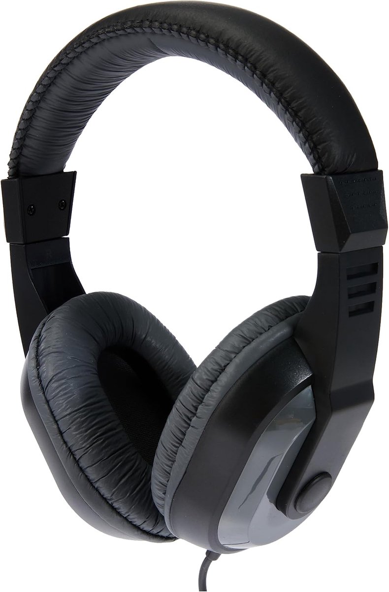 Over-ear hoofdtelefoon met kabel - Gevoerde koptelefoon met 3,5 mm jack voor HiFi en TV