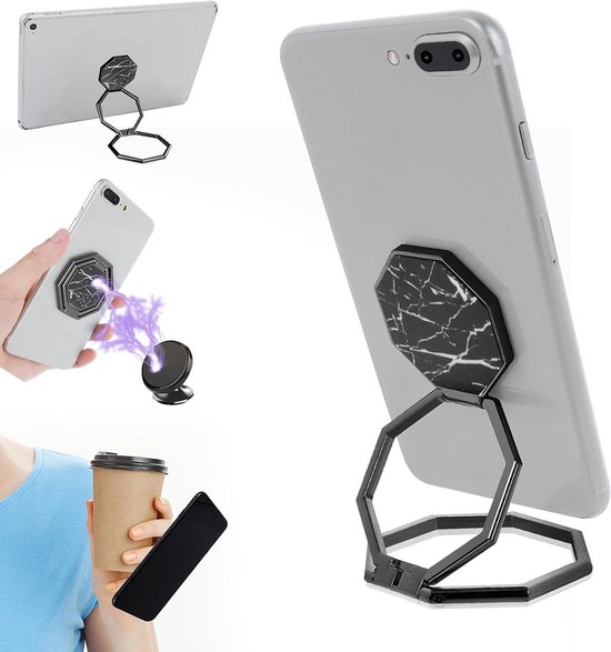 Mobiele telefoon ringhouder standaard, schattige vlinder mobiele telefoon ring handgreep houder 360 ° rotatie vinger standaard met knop lus voor telefoon, alle smartphone, tablet