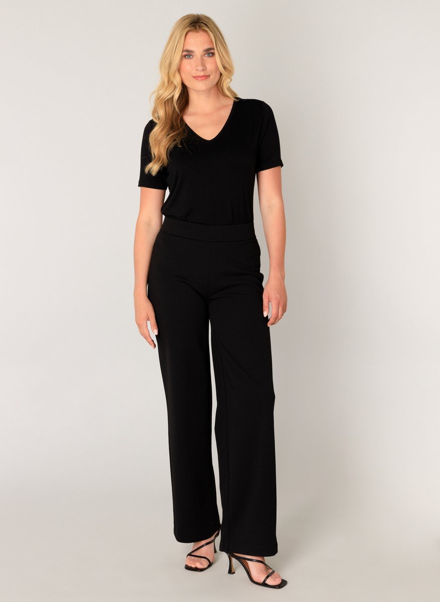 BASE LEVEL Yarah Broek - Black - maat W40 / L32