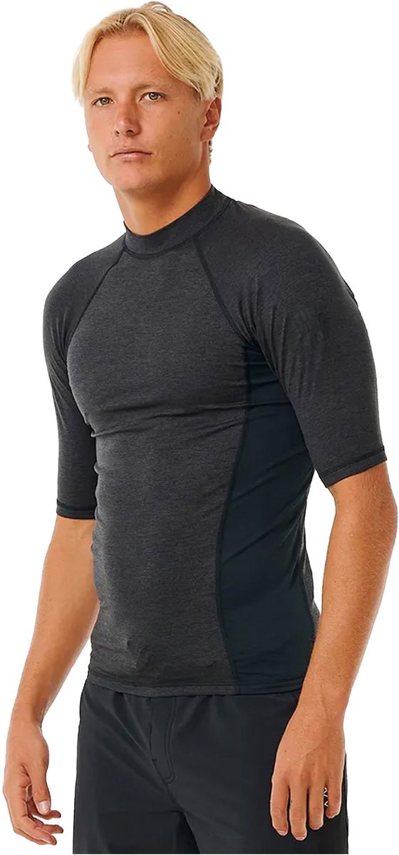 2025 Rip Curl Heren Dawn Patrol Performance UPF Korte Mouw Lycra Vest