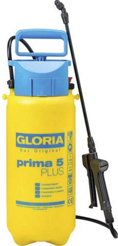 Gloria Drukspuit Prima 5 PLUS - Zuurbestendig - 5 Liter