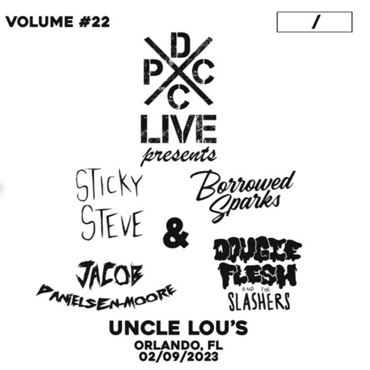 Sticky Steve & Borrowed Sparks - DCxPC Live Vol.22 (LP)