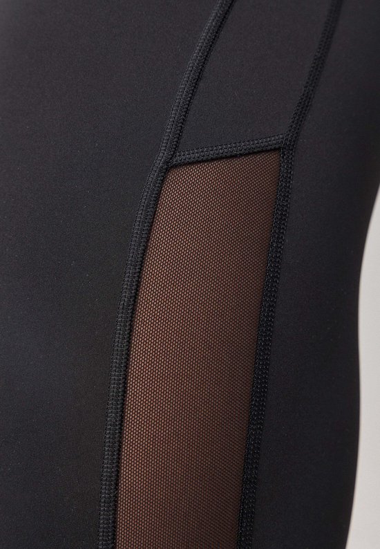 SNOCKS High Waist Leggings Mesh Dames - Sport Legging met Mesh Inzetten - Yoga Broek - 4-Way Stretch - Vormgevend van SNOCKS — afbeelding 3