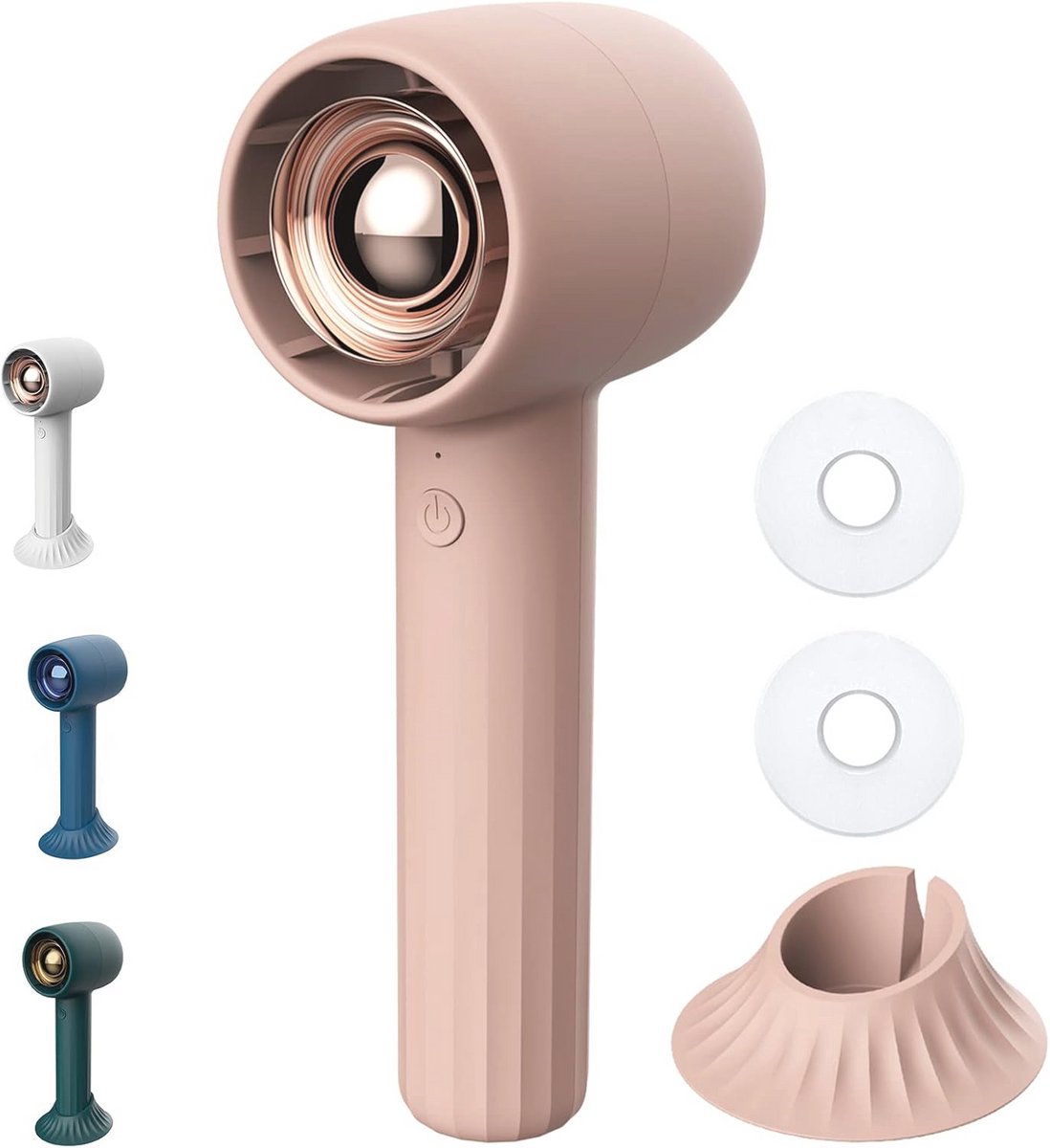 Draagbare Handventilator met Aromatherapie - 2000mAh USB Oplaadbare Batterij en 3 Snelheden - Ideaal voor Reizen en Persoonlijke Koeling