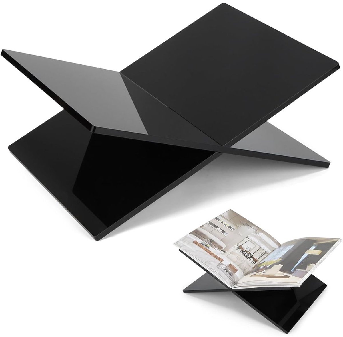 Boekstandaard - Boekensteun - Boekhouder - Salontafelboek - 31 x 15 cm