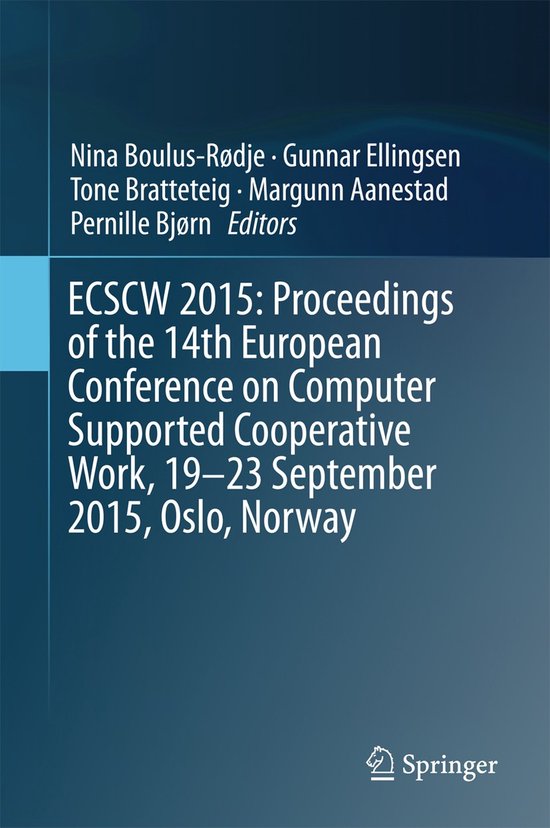 ECSCW 2015 Proceedings of the 14th European Conference on Co ... - cover