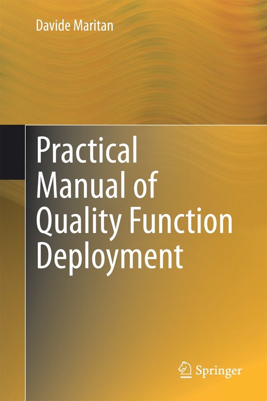 Practical Manual of Quality Function Deployment - cover