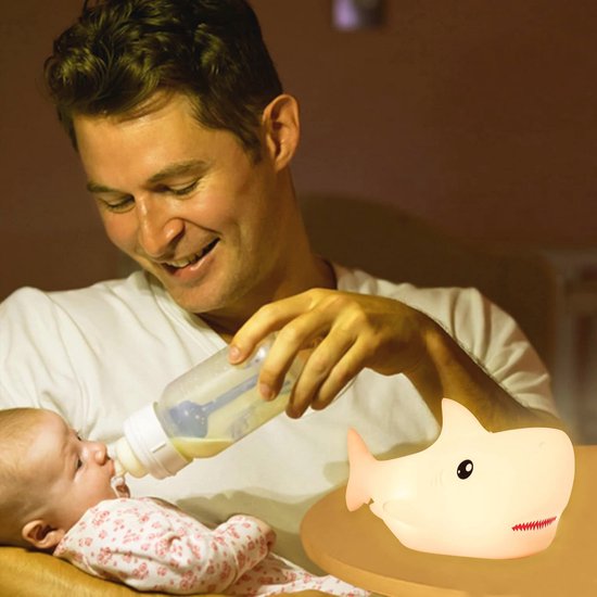 Leuk haai nachtlampje voor jongens en meisjes - Perfect kerstcadeau voor kinderen — afbeelding 4