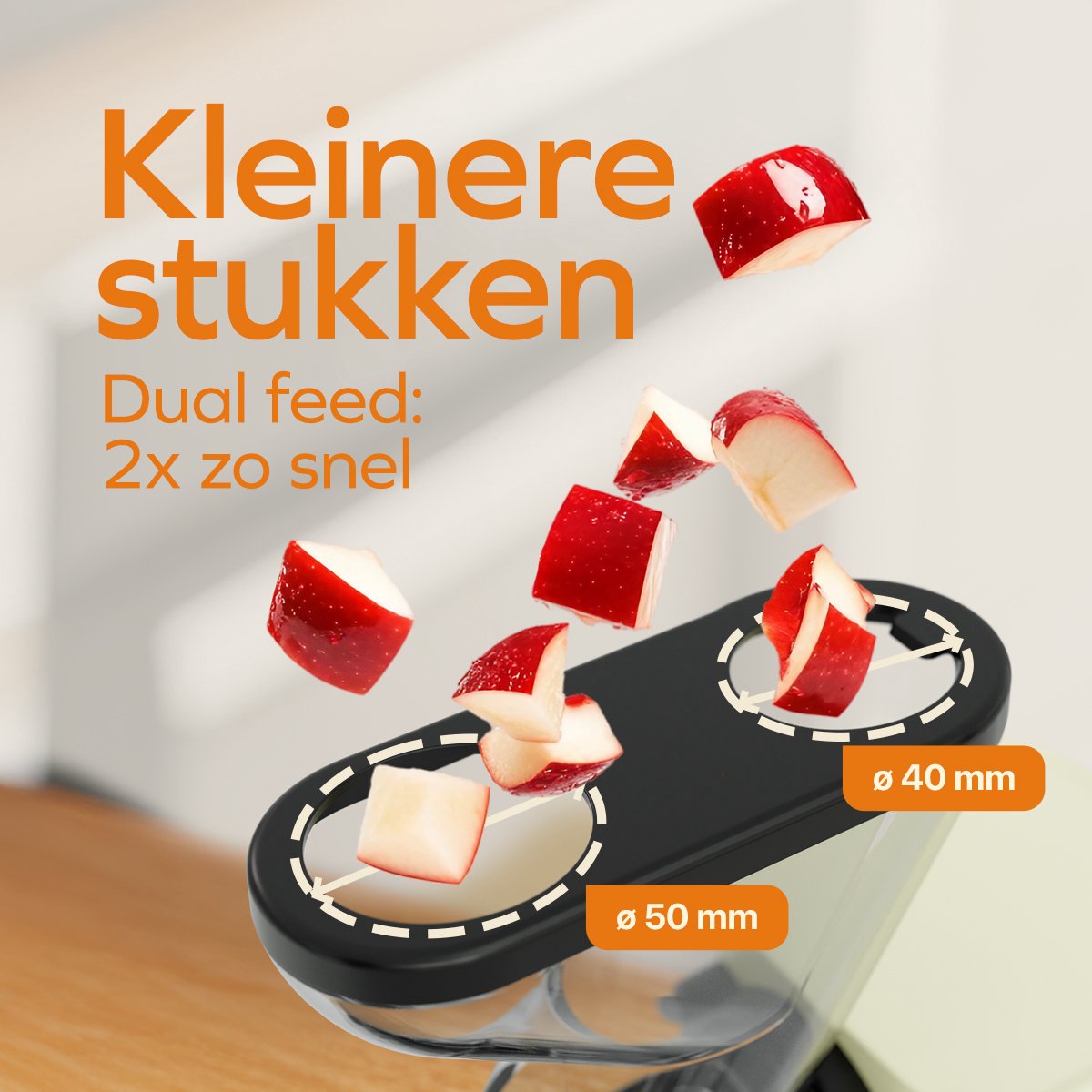KitchenBrothers Slowjuicer - Compact & PFAS-vrij thumbnail 4