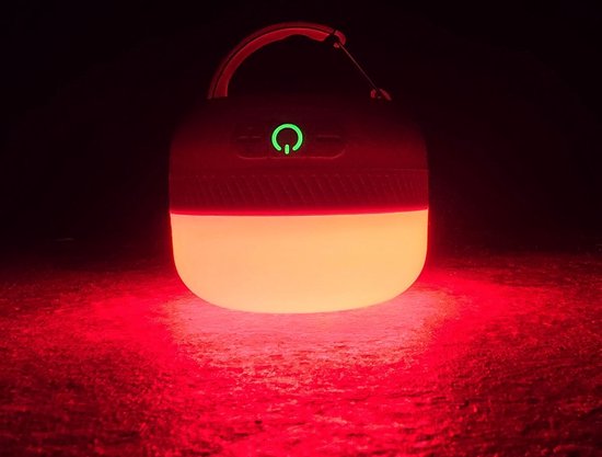 Kampeerlamp - Campinglamp - Tentlamp USB-C Oplaadbaar - Camping Lamp - 230 uur - Met 5 Kleuren Licht - Tevens een powerbank! — afbeelding 2