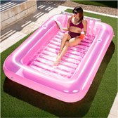 SwimAlot® 3 x flamingoring ca. 110 cm zwemring flamingo opblaasbaar zwembad & water met bekerhouder voor volwassenen en kinderen