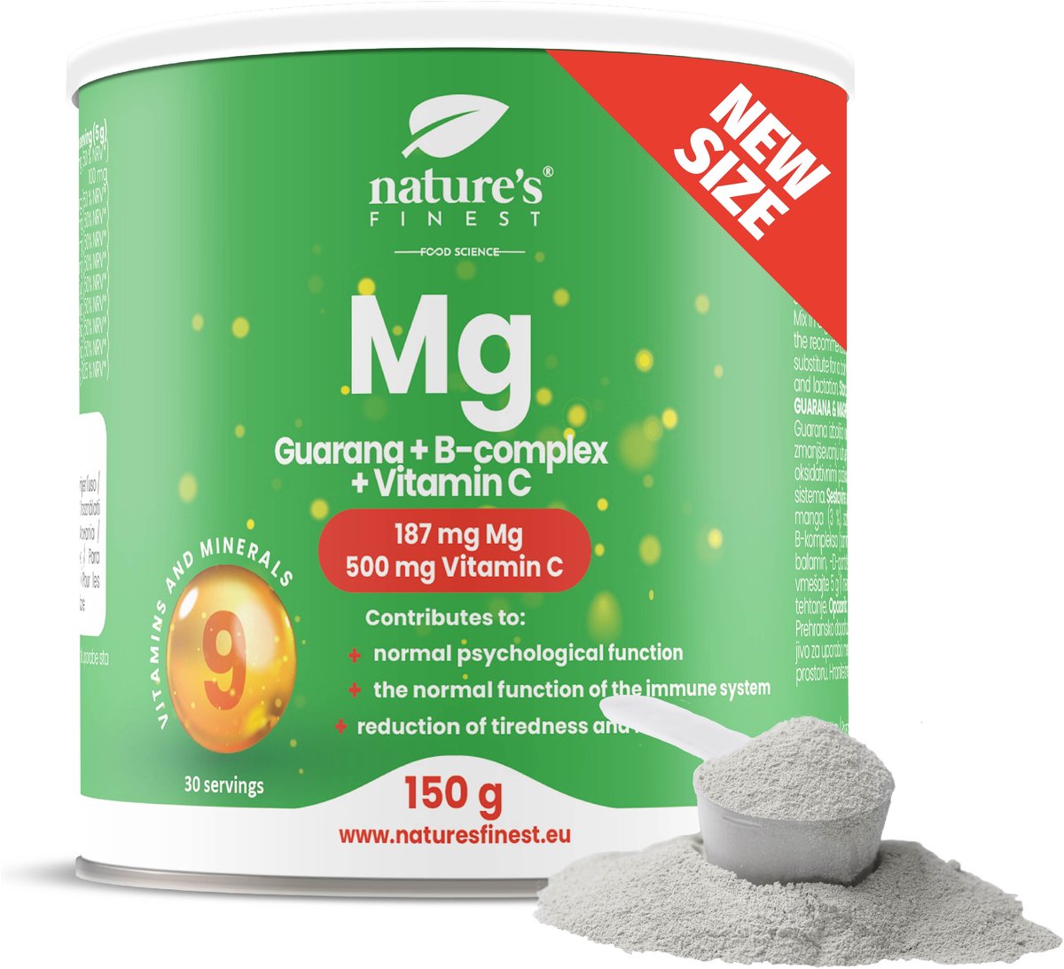 Goedkoopste Nature's Finest Magnesium Guarana B-complex Vitamin C - Voor natuurlijke energieboost - Verbetert concentratie - Vermindert vermoeidheid - Ondersteunt spierfunctie en immuunsysteem - Vegan