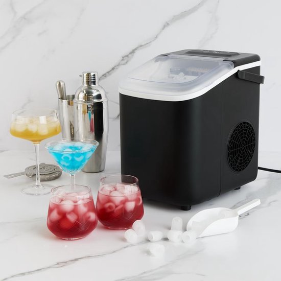 IJsblokjesmachine - Snel en Stil - Compacte IJs Maker voor Thuis of op Feestjes - Automatische Ice Maker - Ideaal voor Zomer, BBQ en Kantoor - IJsblokjes in 6-8 Minuten — afbeelding 5