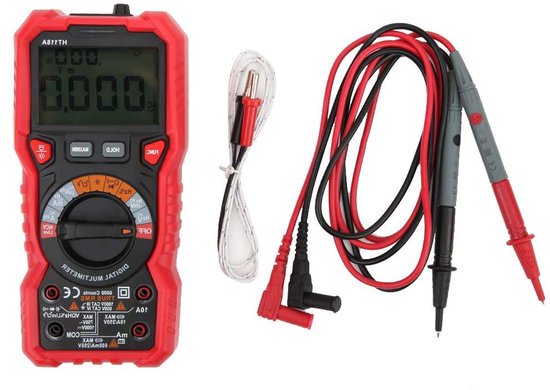 Multimeter DC/AC Spanningstest - 6000 Count Digitale Multi-Tester ...