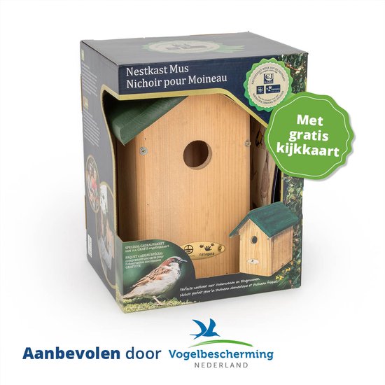 Vogelbescherming nestpakket mus