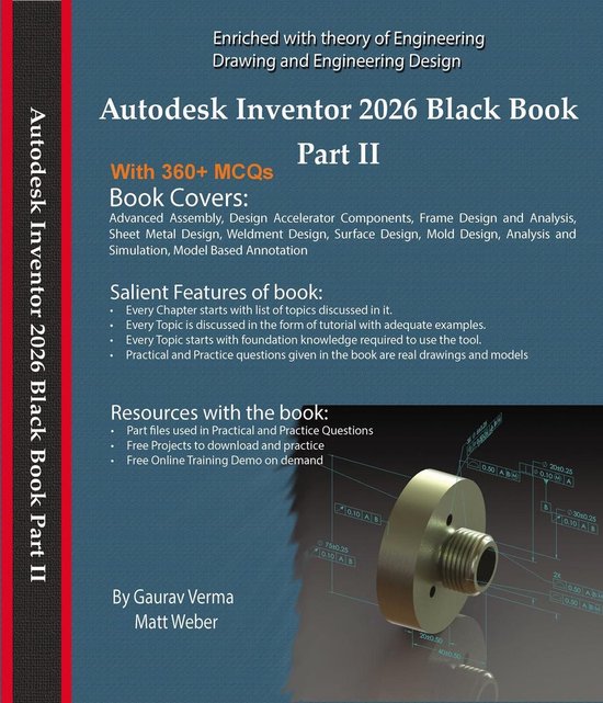 Autodesk Inventor 2026 Black Book Part II - cover