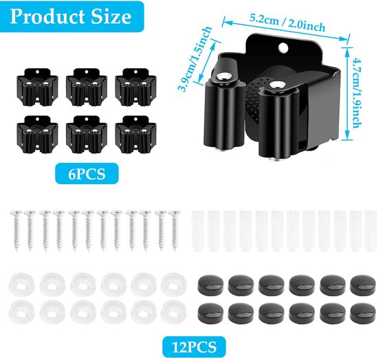 5 Pieces Power Tool Mount Holders for DeWalt 20V,12V Drill,Also for 5 Pieces Power Tool Mount Holders for DeWalt 20V,12V Drill,Also for