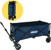 Luvego Bolderkar Opvouwbaar - Bolderwagen - 100KG Draagkracht - Donkerblauw