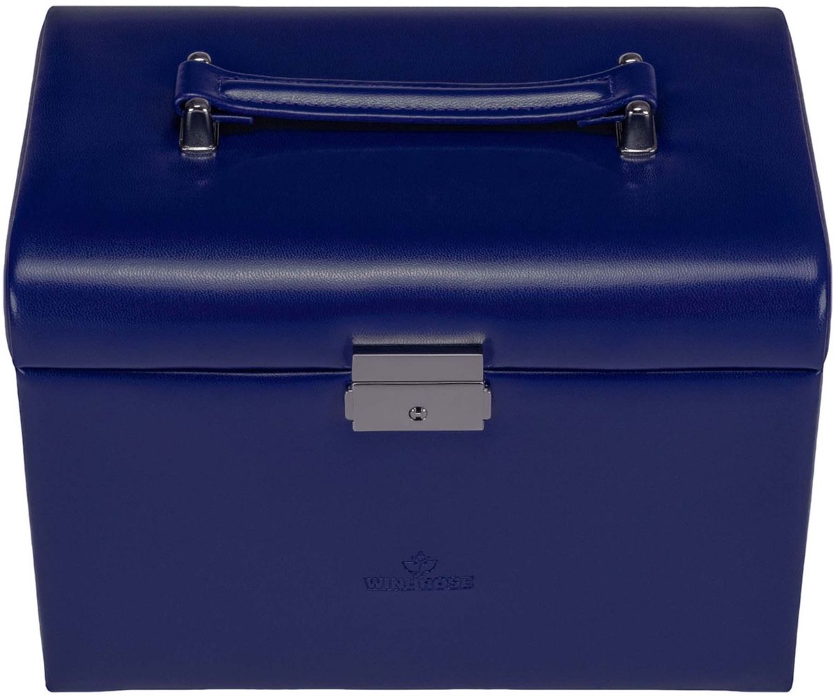 WINDROSE Sieradendoos Merino Moda Jewelry Box Dark Blue Donkerblauw