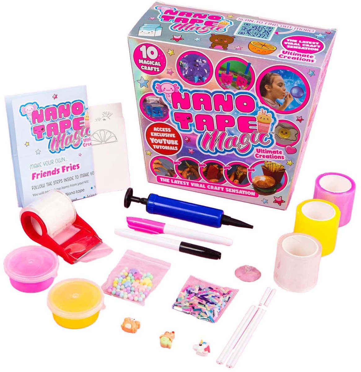 Nano Tape Magic - Deluxe Ultimate Creations - Maak 10 nano tape knutselontwerpen - Dé virale knutseltrend