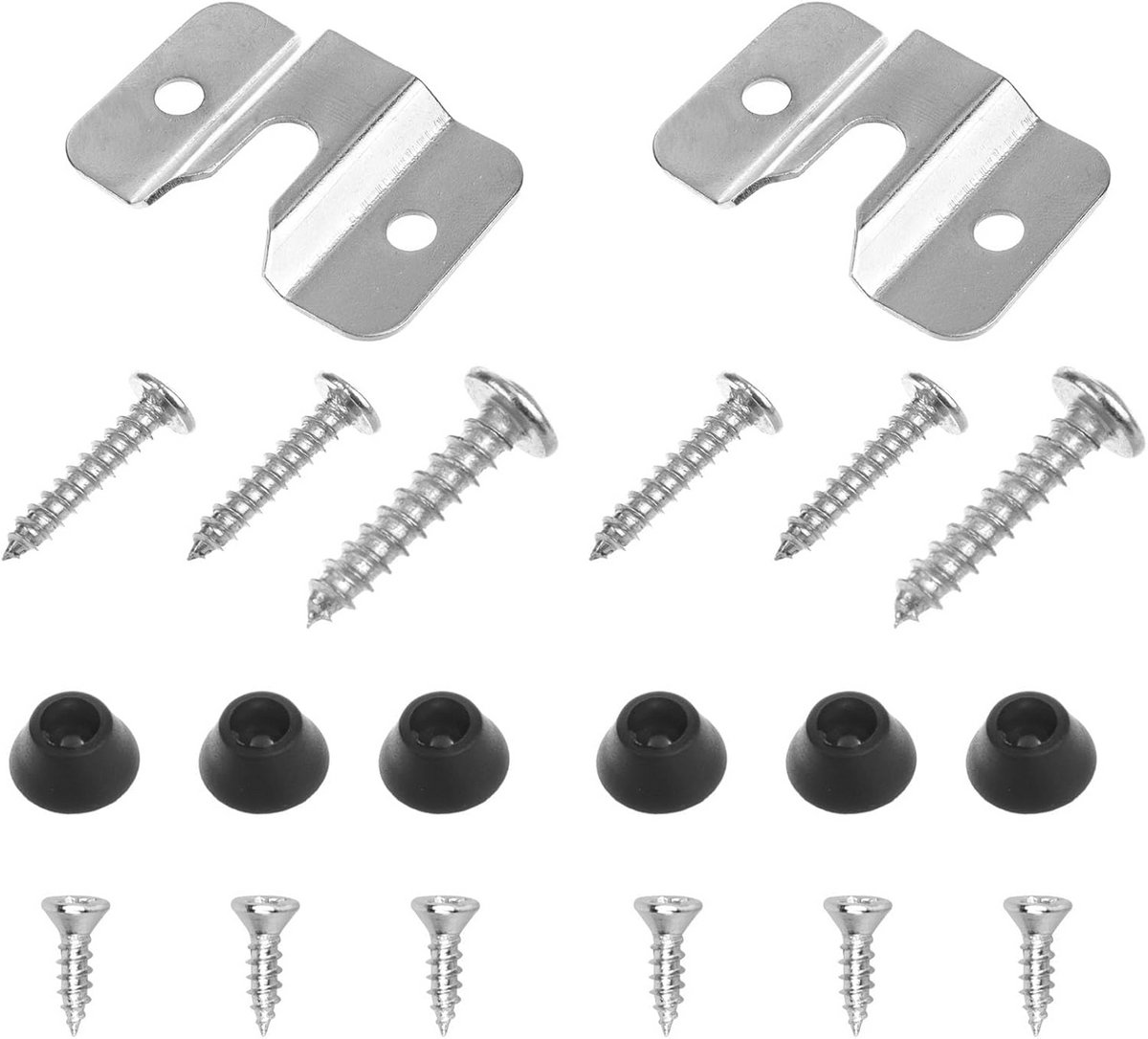 Dartbord Bevestigingsset met Beugels en Schroeven voor Wandmontage