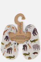 Slipstop Kongo - Beige met safari dieren