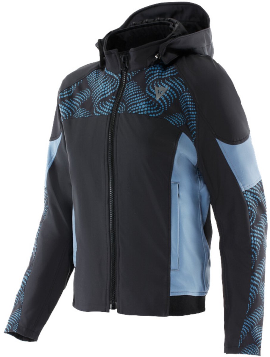 Dainese Ignite 2 Dames Zwart Blauw Mirage Textiele Motorjas - Maat 46 - Jas