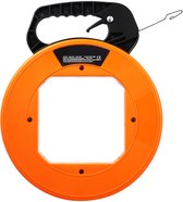 Kabelintrekhulp 30,5 M Hoogwaardige Glasvezel Intrekspiraal Inclusief Katoenen Handschoenen En Sluiting Trekdraad Voor Lege Buizen Met Breukvaste Kabel 4 5 Mm Intrekveer Intrekhulp P 010988214860