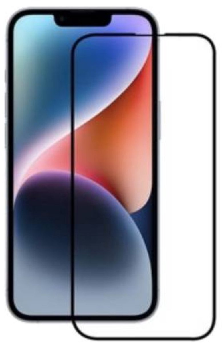 MYWAY, Schermbeschermer Geschikt voor Apple iPhone 14 Plus EASY GLASSE CASE FRIENDLY, Transparant