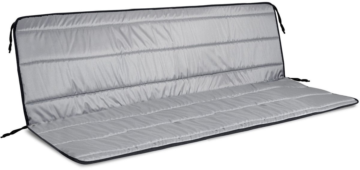 Foam tuinkussenset 150x50x50 cm donkergrijs