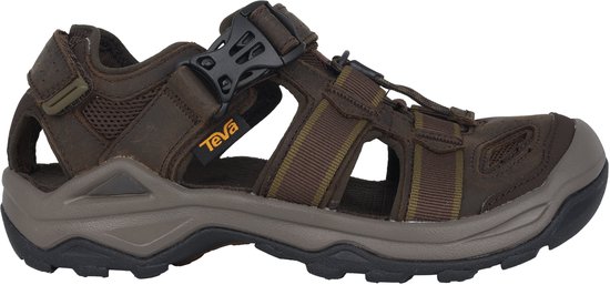 Teva M OMNIUM 2 LEATHER Bruin - Schoenen Platte sandalen Heren € 132,95